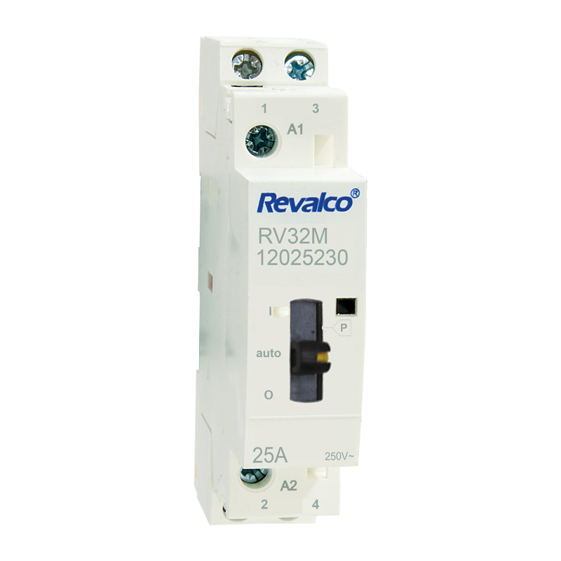 REVALCO RV32M12025230 CONTACTOR MODULAR 1MOD C/SELECTOR  2P 25A  230V 2NO